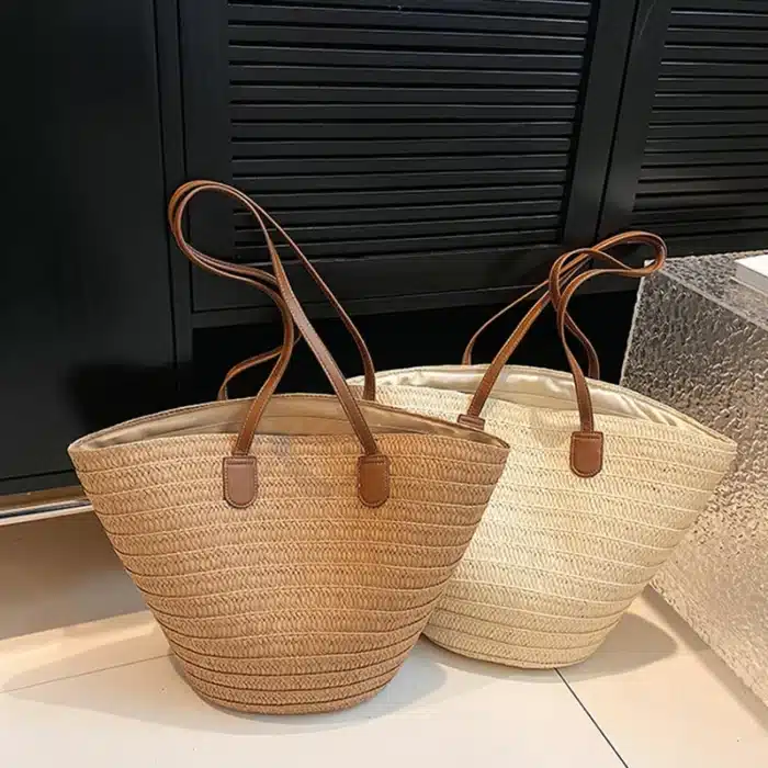 Panier en osier pour la plage 3