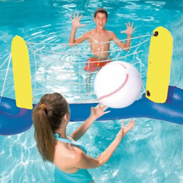 Filet de volley-Ball flottant, jeu de balle, outil de divertissement aquatique, jeu de piscine pour adultes et enfants 2