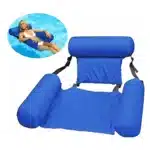 Chaise de natation à gonflage extérieur, canapé flottant, hamac à eau, dossier, matelas de natation extérieur, fête de piscine, été 2