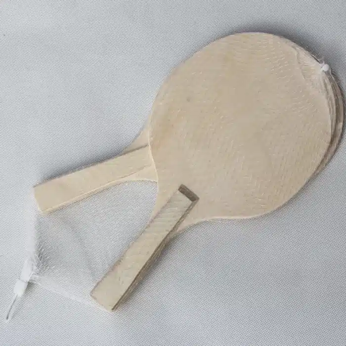 Raquette de plage en bois pour adultes, jeu de paddle, badminton, tennis, ping-pong, cricket, extérieur 3