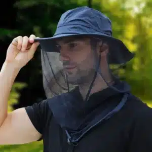 Chapeau de pêche anti-moustiques, protection UV, respirant, chapeau de poisson Suffolk, protection complète du visage, filet anti-moustiques 1