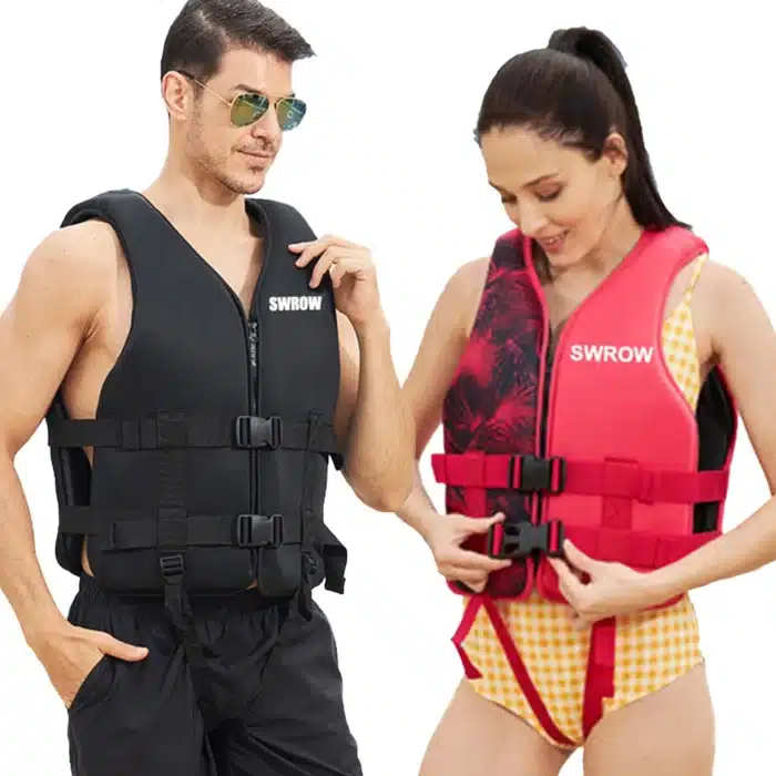 Veste de sauvetage en néoprène pour enfants et adultes, gilet flottant pour débutants, Sports d'eau, sécurité, surf, pêche, natation, nouvelle collection 1