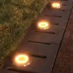 luminaire extérieur bord de piscine