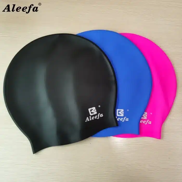 Bonnet de bain extra large pour femmes, tresses de cheveux longs, dreadlocks, bonnets de bain solides en silicone, tissages, boucles et afros, imperméable 4