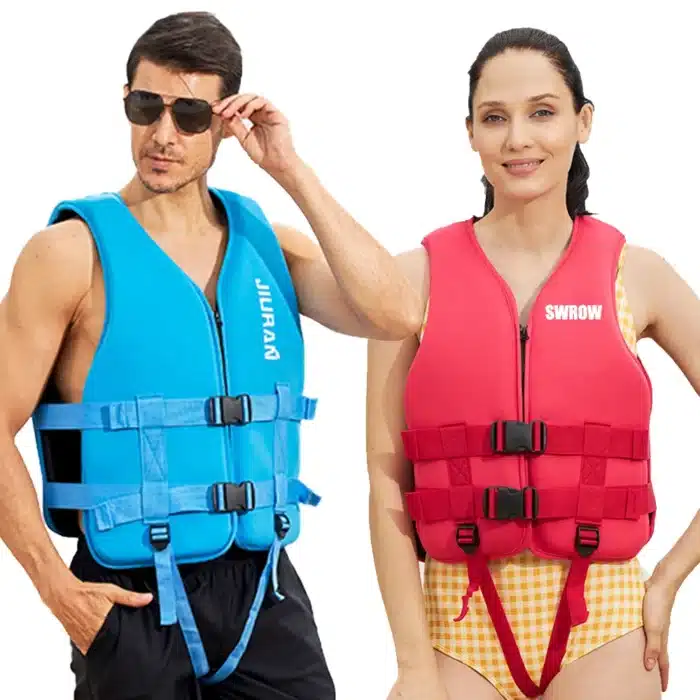 Veste de sauvetage en néoprène pour enfants et adultes, gilet flottant pour débutants, Sports d'eau, sécurité, surf, pêche, natation, nouvelle collection 5