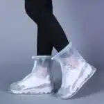 Couvre-chaussures imperméables réutilisables pour femmes et hommes, bottes de pluie et de neige, semelle en silicone PVC, couvre-chaussures non ald, 138 1