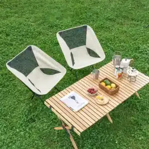 Chaise lunaire pliante portable pour camping en plein air, pêche, loisirs, plage, optique, tuyau en acier, portant 100kg 1